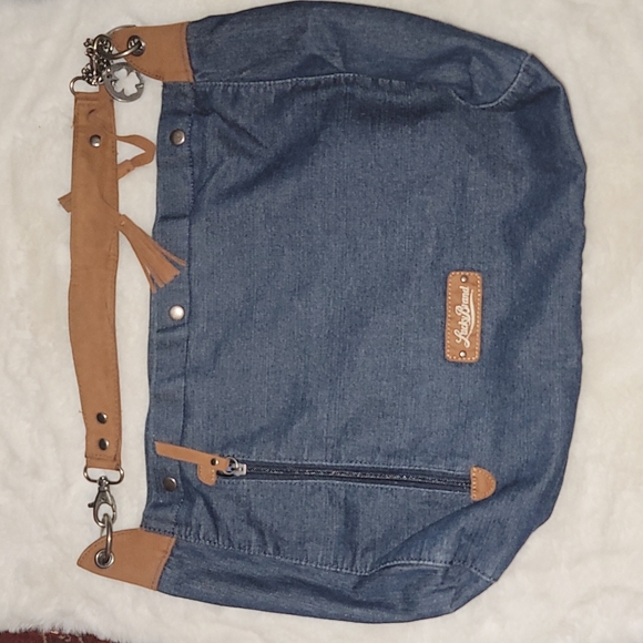 🍀Lucky Brand denim Hobo purse/bag🍀 - Picture 3 of 9